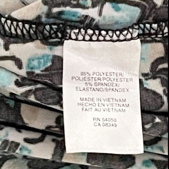 Jones of New York Geometric Print Sleeveless Top - Picture 4 of 6